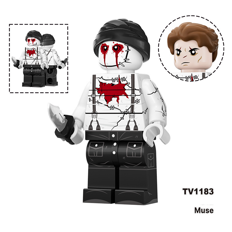 Marvel  Bullseye Hector Ayala Muse Minifigs Building Block Matt Murdock Superhero DC Comics Collection Model Toy Assembly Gift TV6222