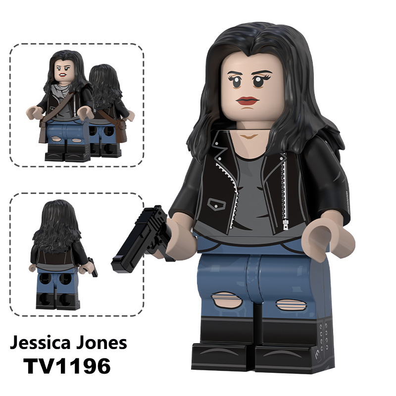Marvel Daredevil Jessica Jones Elektra Minifigs Building Block Superhero DC Comics Collection Model Toy Assembly Gift TV6223