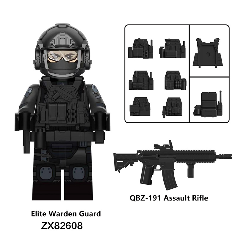 Delta Force Heavy Armor Special Ops Minifigs Bricks Compatible