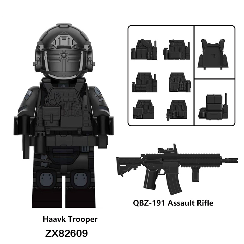Delta Force Heavy Armor Special Ops Minifigs Bricks Compatible