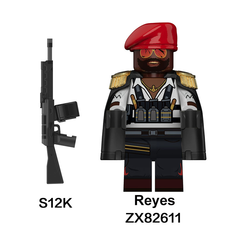 Delta Operator Force Reyes Tactical Minifigs Building Block Weapon S12K Shotgun Military Special Forces Collectible Construction Toy Gifts ZX82611