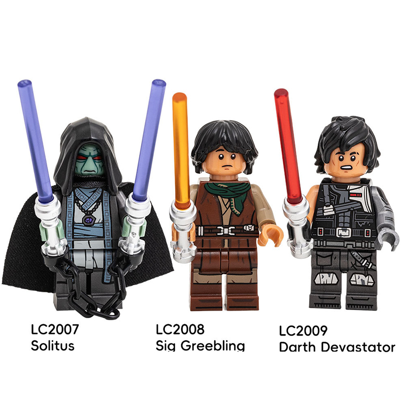 Star Wars Solitus Sig Greebling Darth Devastator Minifigs Building Block Lightsaber Model Solider Collection Toy Gifts LC200-2009