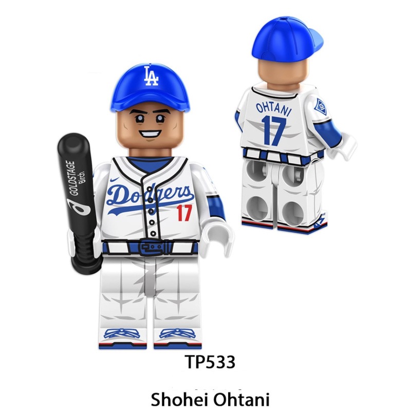 Shohei Ohtani マルチフォトフレーム 17 Japanese Baseball Superstar Minifigs Figure No 17 Sports Bricks