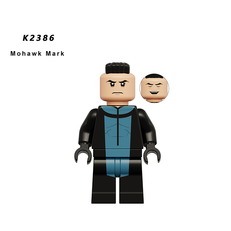 Marvel Superhero Mohawk Prisoner Mark Lukean Minifigs Building Block Immortal Thragg Hero Guardian DC Collection Toy Fans Gifts KDL860