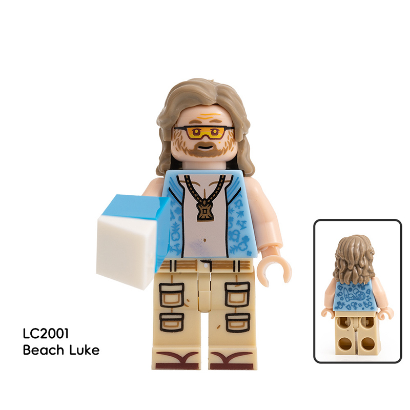 Star Wars jEDI vADER c-3pd Beach Luke Minifigs Building Block Darth Devastator Model Solider Collection Toy Gifts LC200-2009