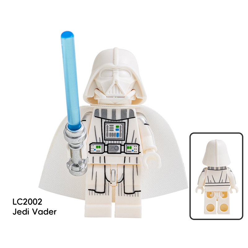 Star Wars jEDI vADER c-3pd Beach Luke Minifigs Building Block Darth Devastator Model Solider Collection Toy Gifts LC200-2009