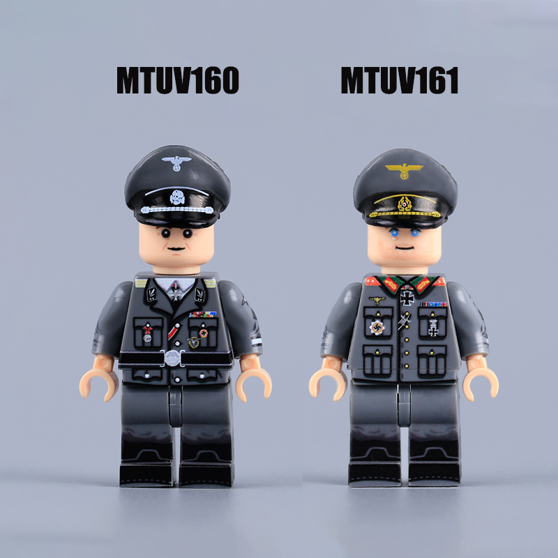 WWII German Officer Hans Krebs Chief of General Staff  Minifig UV Printed Military Building Block Ernst Kaltenbrunner Solider Toy Gifts MTUV161
