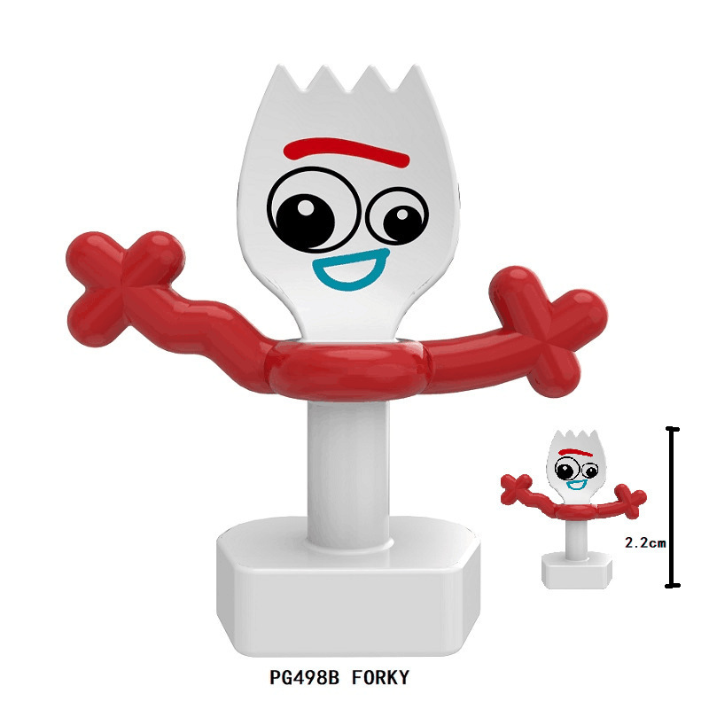 City Series Forry Character Building Block Cute Urban Minifigs Toy Collectible Display Model Creative Bricks Assembly Toys Gifts PG409B