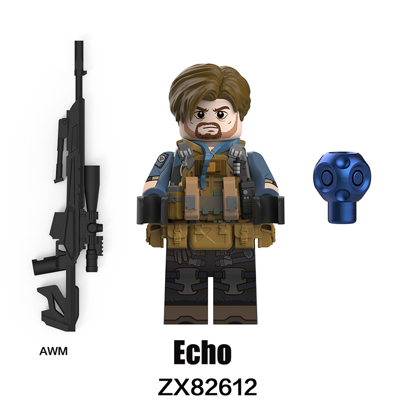 Delta Operator Force Operator Dr.Romulus Hudsom Echo Minifigs