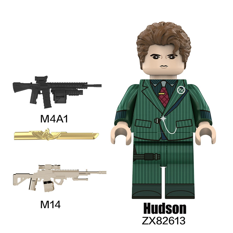 Delta Operator Force Echo Minifigs Hudson Building Block Weapon Dr. Romulus Military Special Forces Collectible Toy Gifts ZX82612-82614