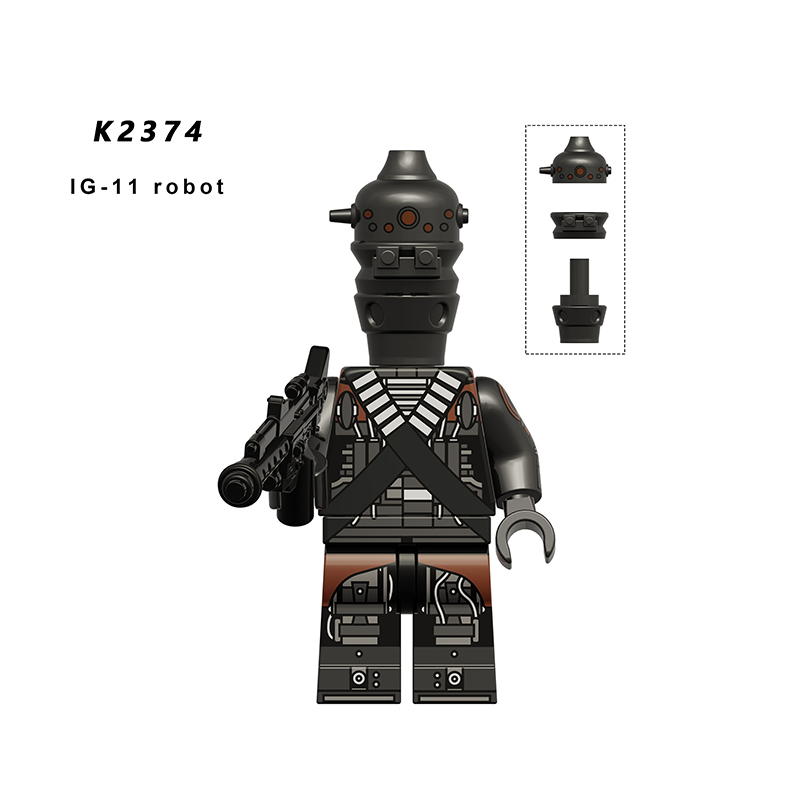 Star Wars Galactic Alliance Character Minifigs Commander Bacara IG 11 Building Blocks Lama Su Zeb Orrelios Clone Pilot Collection Toys Gifts KDL859