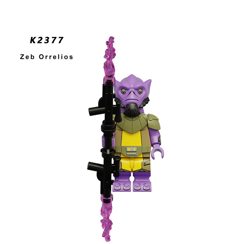 Star Wars Galactic Alliance Character Minifigs Commander Bacara IG 11 Building Blocks Lama Su Zeb Orrelios Clone Pilot Collection Toys Gifts KDL859