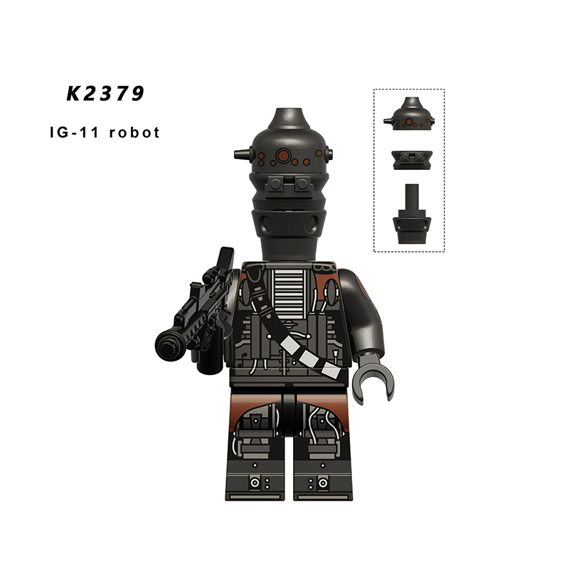 Star Wars Galactic Alliance Character Minifigs Commander Bacara IG 11 Building Blocks Lama Su Zeb Orrelios Clone Pilot Collection Toys Gifts KDL859