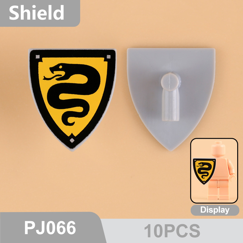 Medieval Knight Shield Building Blocks Minifigs Accessories Custom Heraldic Castle Warrior Armor Pack Collection Toys Gifts PJ066-070