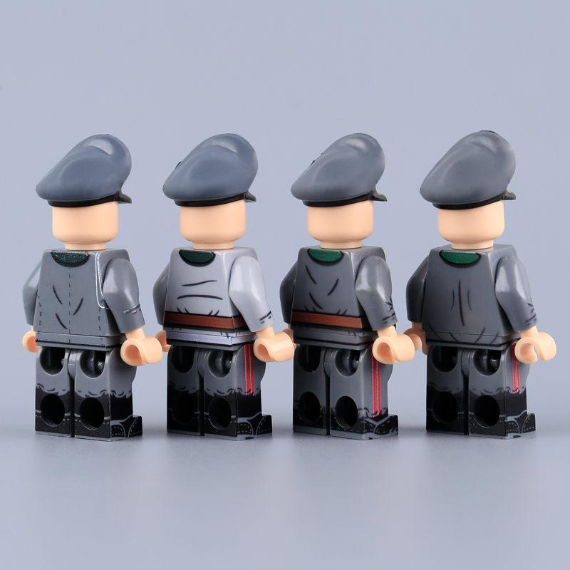 WW2 German General  Ludwig Beck Friedrich Olbricht Minifig Military Building Block UV Printed Solider Collection Toy Gifts MTUV162-165