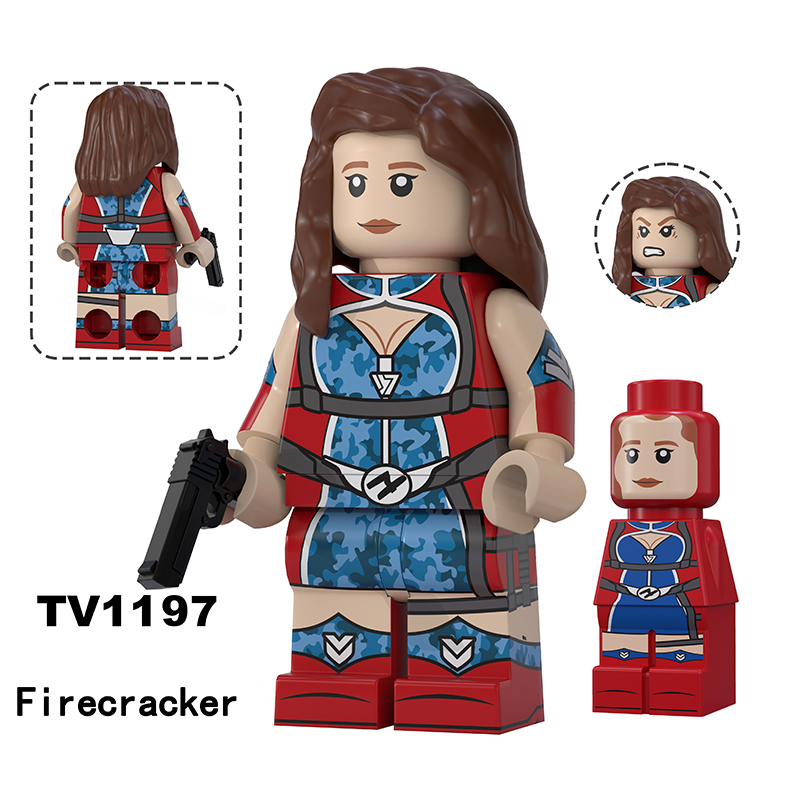 Dynamite The Boys Minifigs Firecracker Homelander Building Block Queen Maeve Stormfront Soldier Boy Black Noir Collection Toy Gifts TV6224