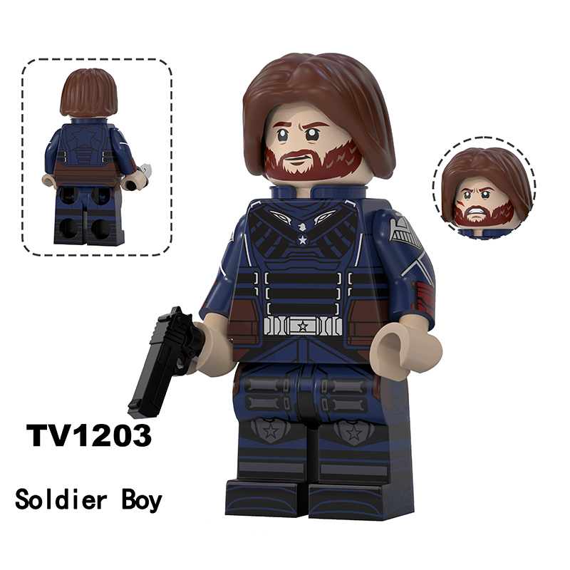 Dynamite The Boys Minifigs Firecracker Homelander Building Block Queen Maeve Stormfront Soldier Boy Black Noir Collection Toy Gifts TV6224