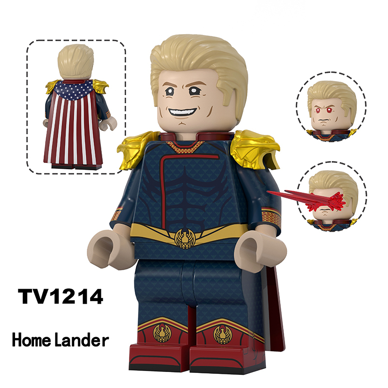 Superhero Dynamite The Boys Minifigs Hughie Campbel Frenchie Building Block Home Lander Kimiko Miyashiro Collection Toy Gifts TV6226
