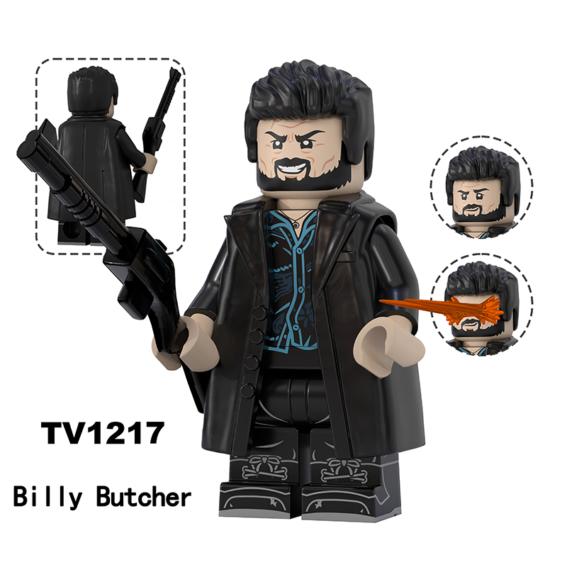 Superhero Dynamite The Boys Minifigs Hughie Campbel Frenchie Building Block Home Lander Kimiko Miyashiro Collection Toy Gifts TV6226