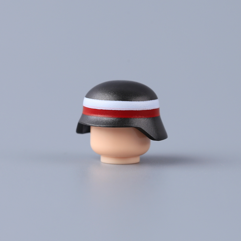 WWII Polish Home Army Helmet Accessory Custom Building Block Minifigure Gear Polish Resistance Military Equipment Collectible Toy Gifts