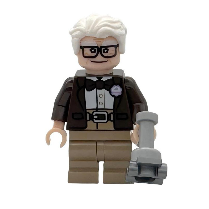 Disney Cartoon Movie Pixar Up Carl Fredricksen Building Block Minifigs Custom Collectible Figure Toy Fans Display Gift