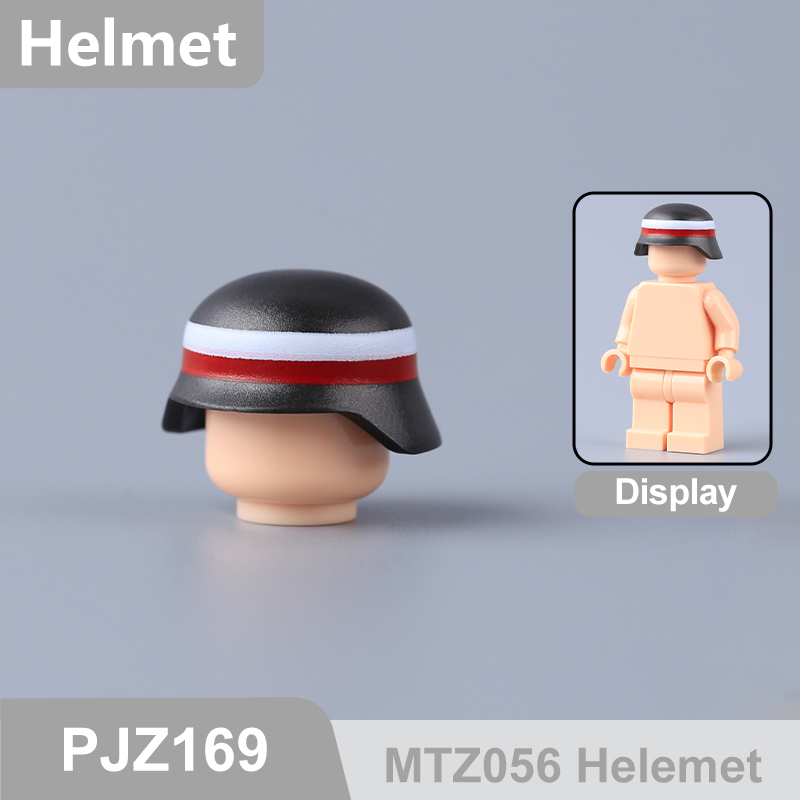 WWII Polish Home Army Helmet Accessory Custom Building Block Minifigure Gear Polish Resistance Military Equipment Collectible Toy Gifts