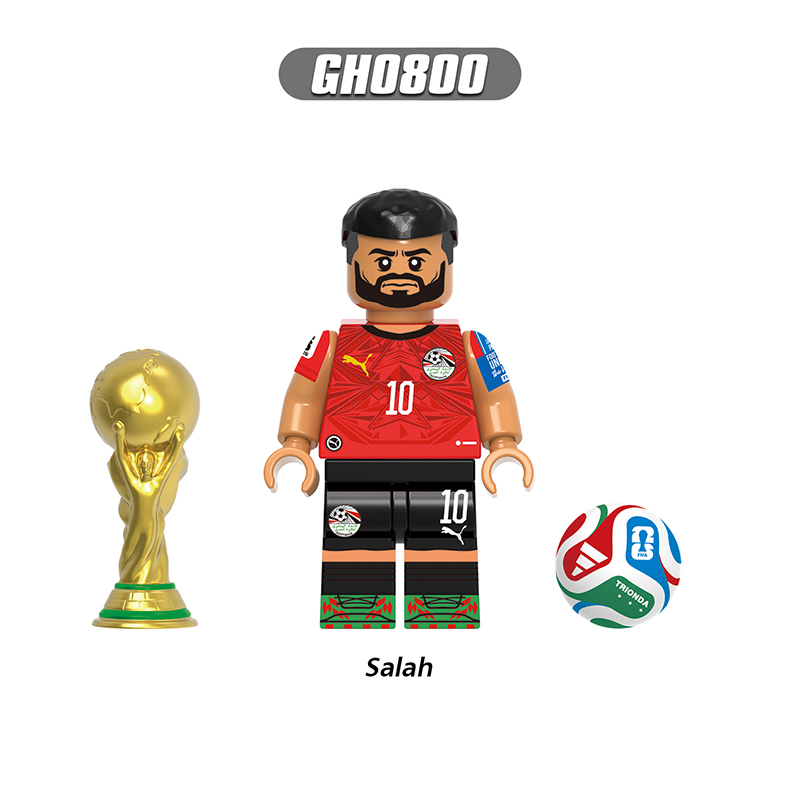 World Cup Football Player Rodro James Salah Minifgs Neuer Building Blocks  Son Heung-Min Sports Team Bricks Toy Gift Fans G0203