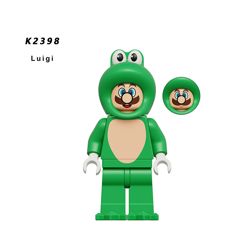 Super Mario Building Block  Classic Game Character Minifigs Collection Mushroom Kingdom Adventure Toy Fans Gifts KDL862