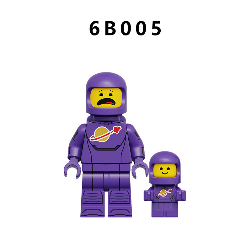 City Series Colorful  Astronaut Building Block Minifigs Space Explorer Brick Collection Space Toy Gifts Compatible 6B003-6B010