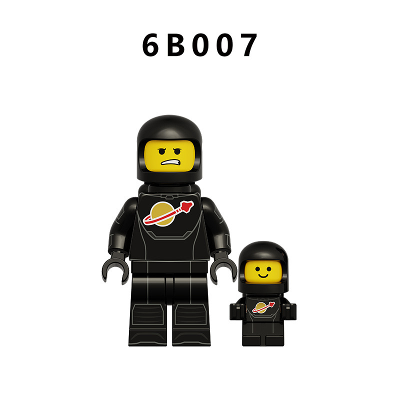 City Series Colorful  Astronaut Building Block Minifigs Space Explorer Brick Collection Space Toy Gifts Compatible 6B003-6B010