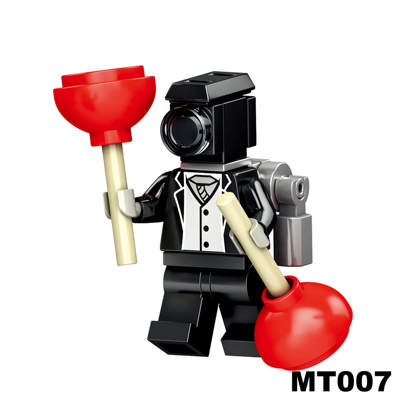 Movie Toilet Man Titan TV Man Minifigs Collection DJ Man Upgrade Building Blocks Children Toys Gifts Boys RT1000