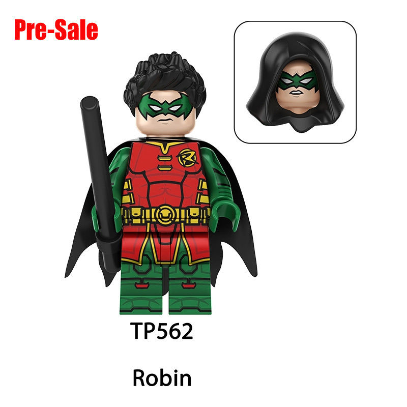 Superhero Team Teen Titans Minifigs Building Block DC Comics Speedy Bumblebee Terra Flash Minifigs Cyborg Collection Toys Gifts TP1069