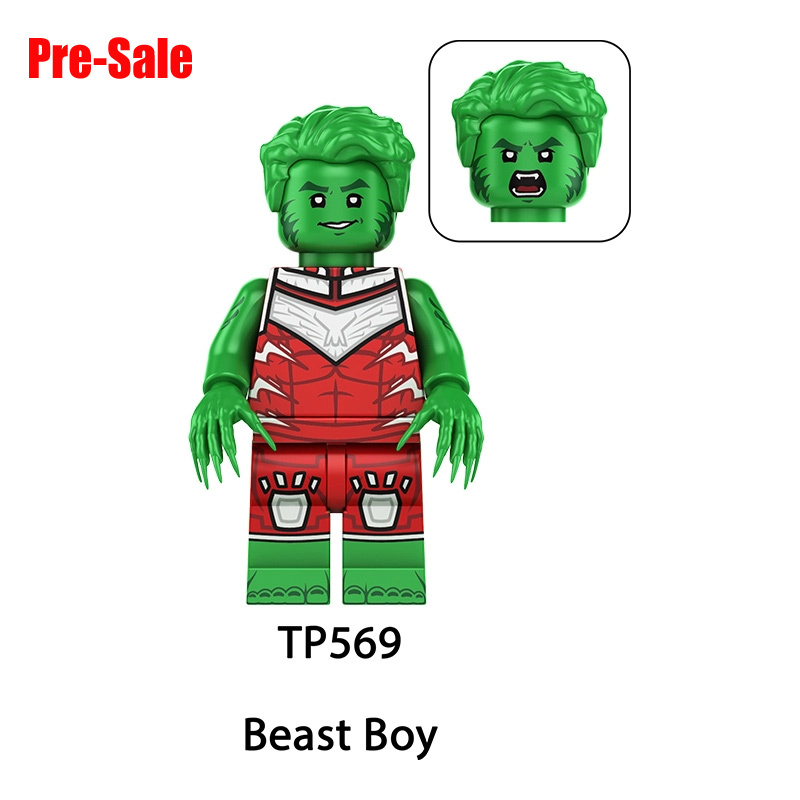 Superhero Team Teen Titans Minifigs Building Block DC Comics Speedy Bumblebee Terra Flash Minifigs Cyborg Collection Toys Gifts TP1069