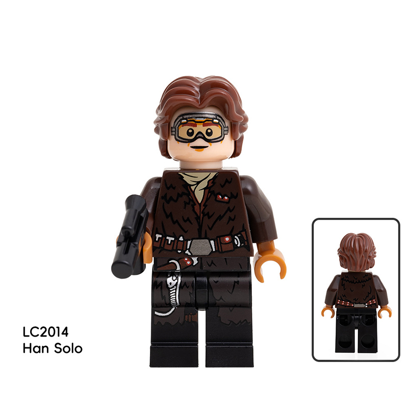 Star Wars Character  Chewbacca Han Solo Minifigs Building Block Range Trooper Imperial Gunner Collectible Toys Gifts LC2013-2016