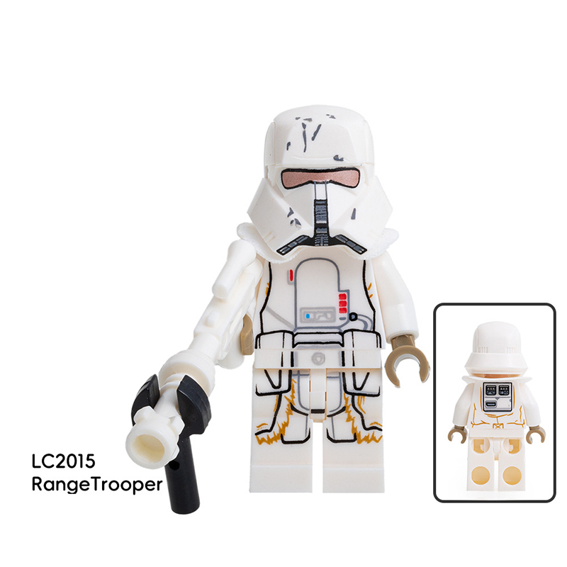 Star Wars Character  Chewbacca Han Solo Minifigs Building Block Range Trooper Imperial Gunner Collectible Toys Gifts LC2013-2016