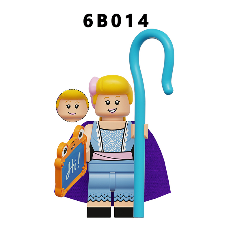 Toy Story Cartoon Minifigs Woody Buzz Lightyear Jessie Bo Peep Andy Alien Building Block Compatible Brick Toys Children Gifts 6B013-020