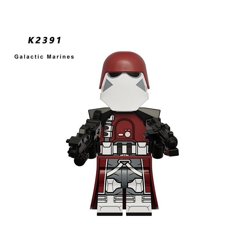 Star Wars Galactic Alliance Character Minifigs Commander Bacara Grand Admiral Thrawn Galactic Marines Stormtrooper Building Blocks Toys Gifts KDL861