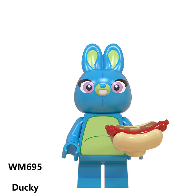 Toy Story Cartoon Minifigs Woody Buzz Lightyear  Alien Ducky Gaby Baby Building Block Compatible Brick Toys Children Gifts WM6060