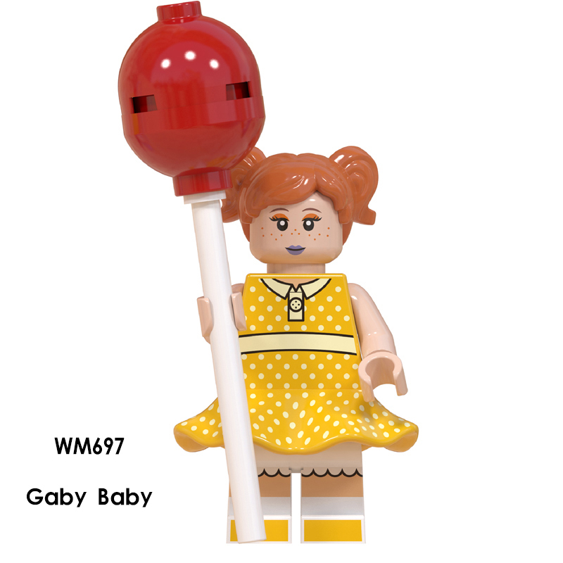 Toy Story Cartoon Minifigs Woody Buzz Lightyear  Alien Ducky Gaby Baby Building Block Compatible Brick Toys Children Gifts WM6060