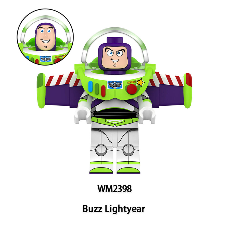 Toy Story Cartoon LiLy Pad Smarty Pants Minifigs Woody Buzz Lightyear Jessie Bo Peep  Building Block Compatible Brick Toys Children Gifts WM6144