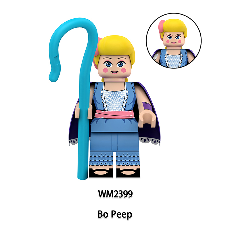 Toy Story Cartoon LiLy Pad Smarty Pants Minifigs Woody Buzz Lightyear Jessie Bo Peep  Building Block Compatible Brick Toys Children Gifts WM6144