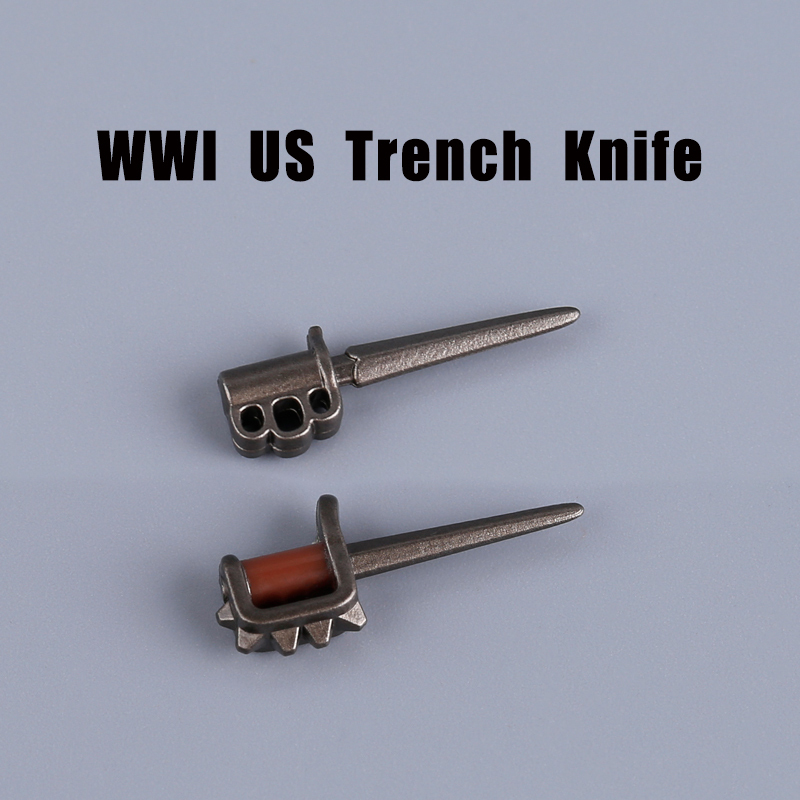 WWI US Trench Knife Building Block Weapon Minifigs Accessories Military M1917 Mark I Historical Soldier Brick Gifts Toys Compatible BT001 BT002