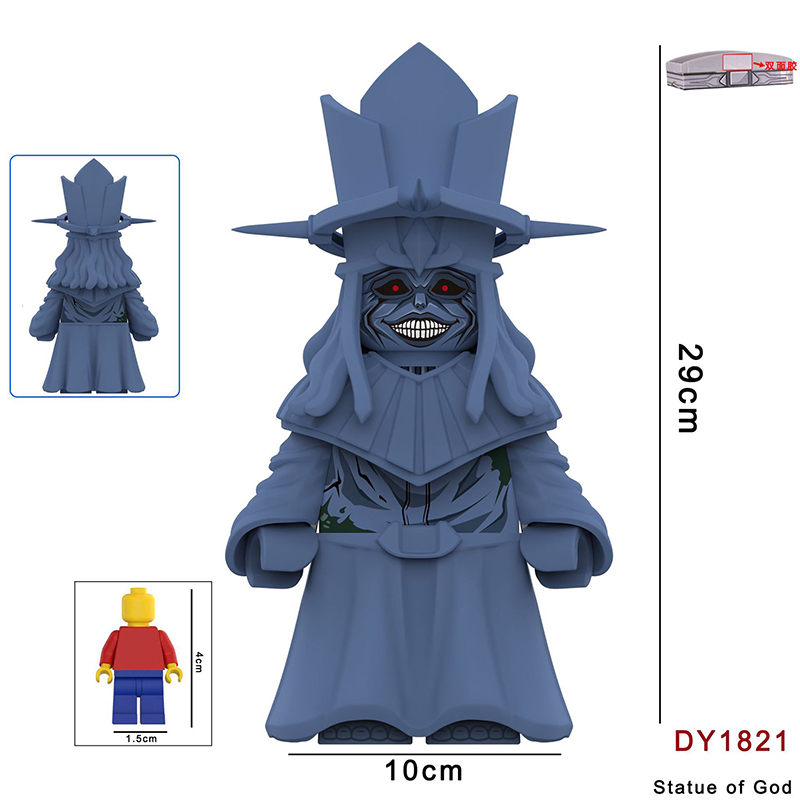 Game Anime Solo Leveling Statue of God Minifigs Building Block Anime Collectible Model Gift Fans Toys Compatible DY1820-1822
