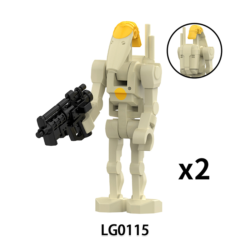 Star Wars Galaxy Battle Droid Building Block Sci-Fi Robot Trooper Minifigs Collection Toy Children Gifts Compatible LG1017