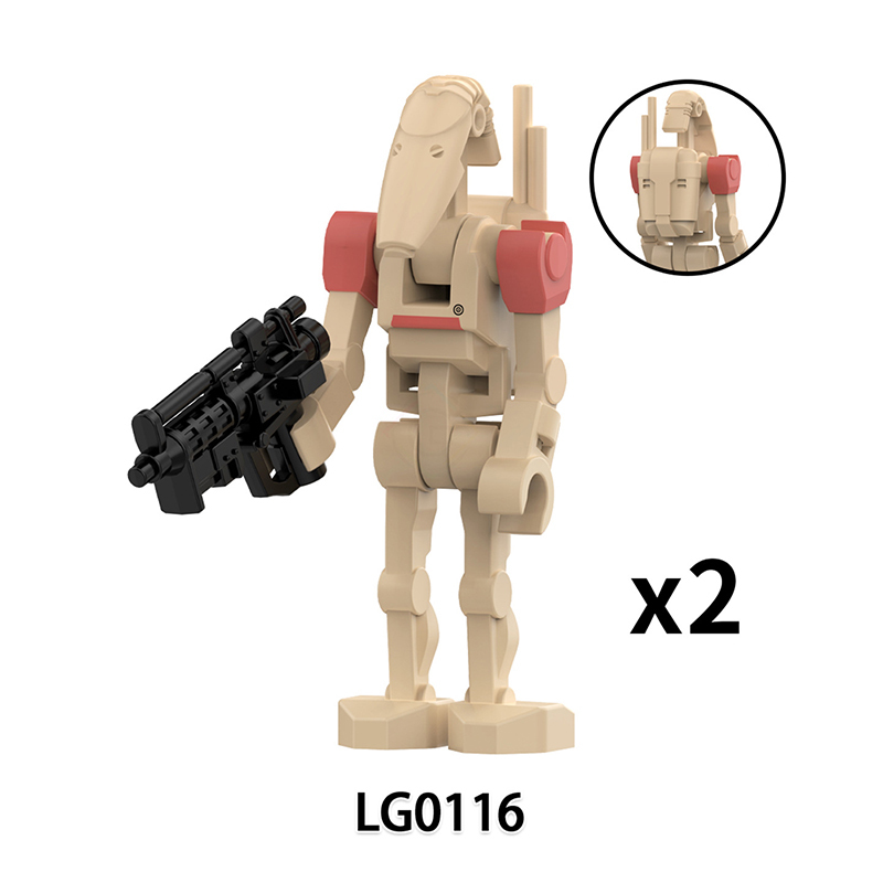 Star Wars Galaxy Battle Droid Building Block Sci-Fi Robot Trooper Minifigs Collection Toy Children Gifts Compatible LG1017