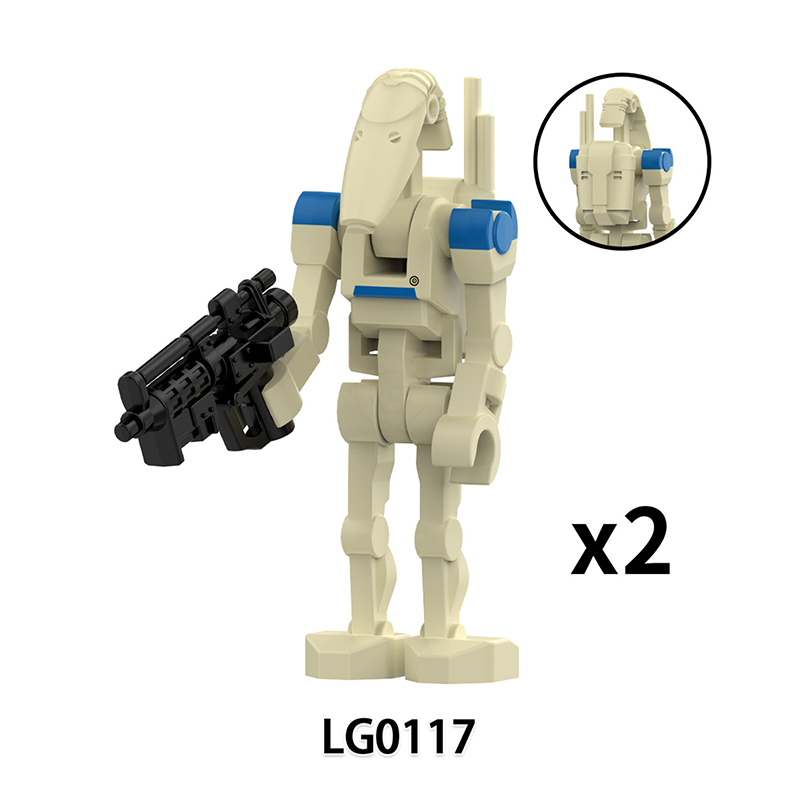 Star Wars Galaxy Battle Droid Building Block Sci-Fi Robot Trooper Minifigs Collection Toy Children Gifts Compatible LG1017