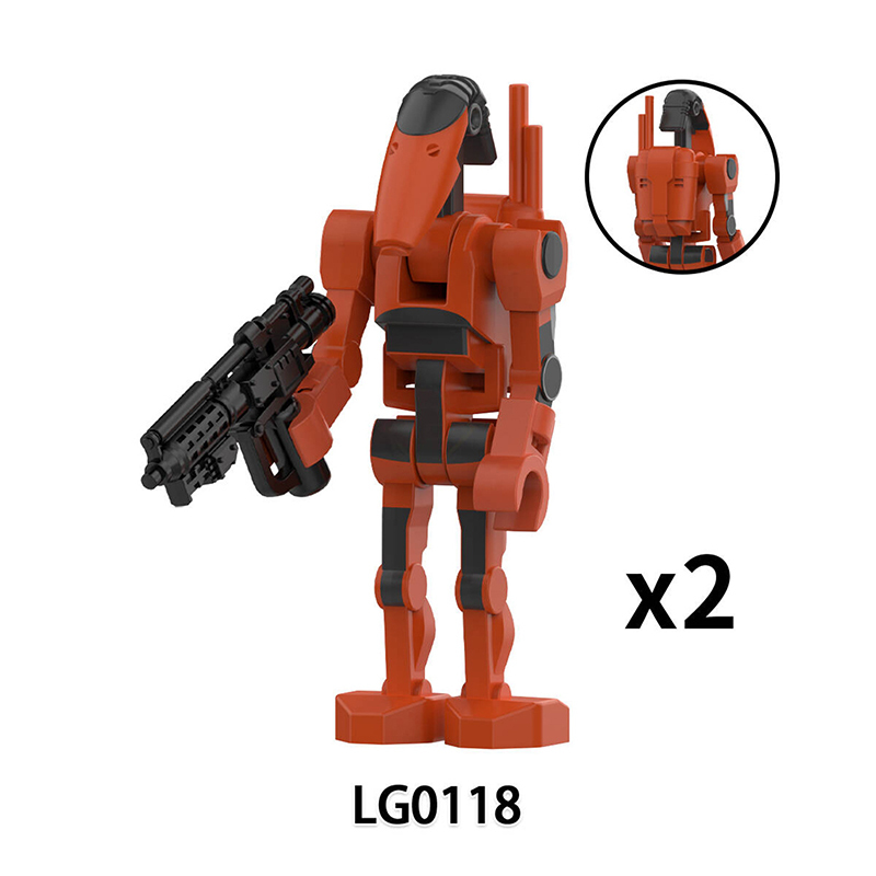 Star Wars Galaxy Battle Droid Building Block Sci-Fi Robot Trooper Minifigs Collection Toy Children Gifts Compatible LG1017