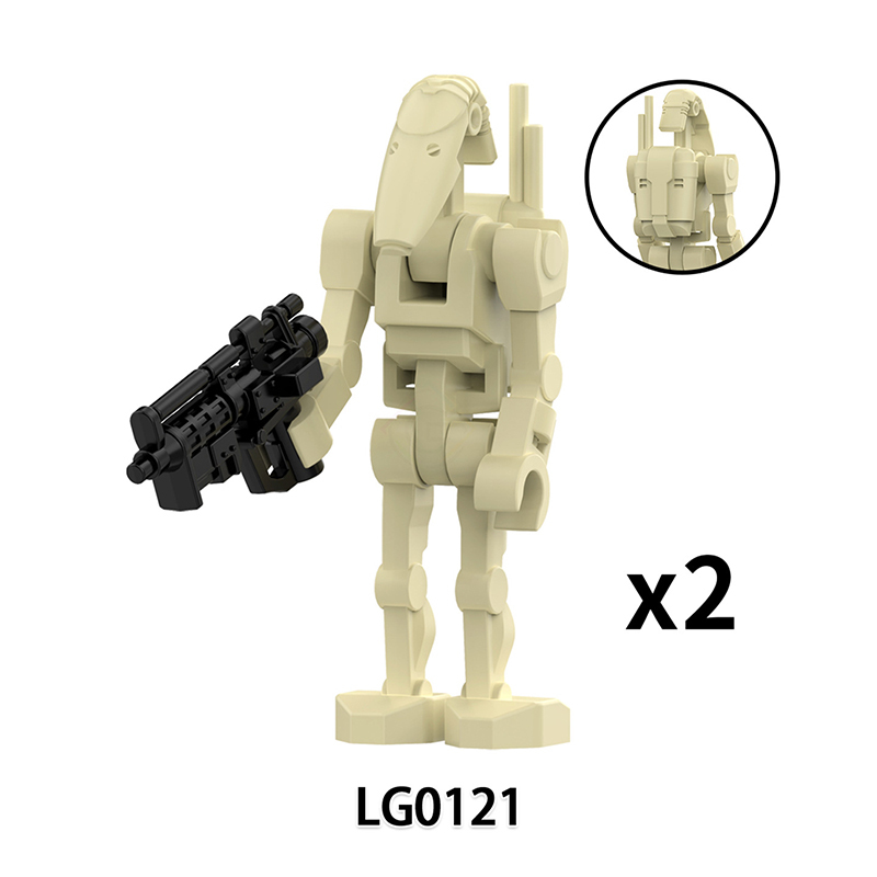 Star Wars Galaxy Battle Droid Building Block Sci-Fi Robot Trooper Minifigs Collection Toy Children Gifts Compatible LG1017