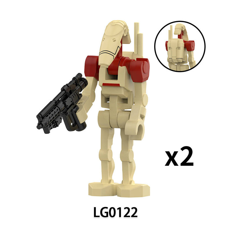 Star Wars Galaxy Battle Droid Building Block Sci-Fi Robot Trooper Minifigs Collection Toy Children Gifts Compatible LG1017