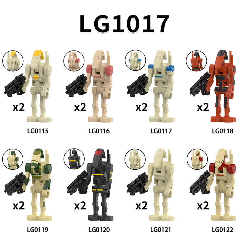 Star Wars Galaxy Battle Droid Building Block Sci-Fi Robot Trooper Minifigs Collection Toy Children Gifts Compatible LG1017
